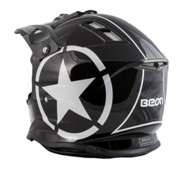 Beon Шлем МХ-17 Black/White