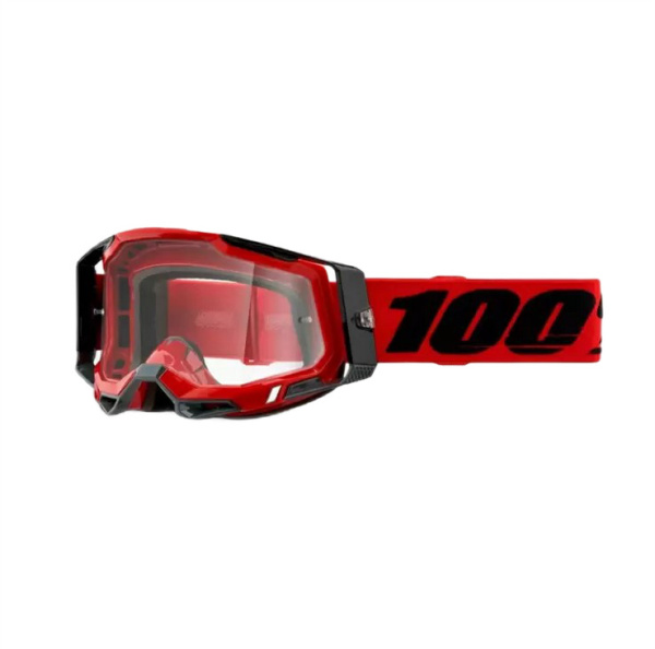 100% Очки Racecraft 2 Goggle Red/Clear Lens