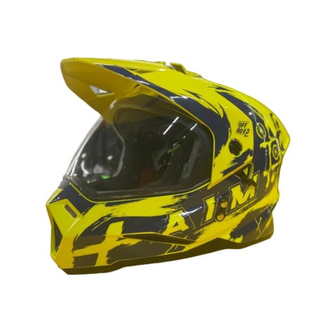 AiM Шлем детский JK802Y Yellow/Blue