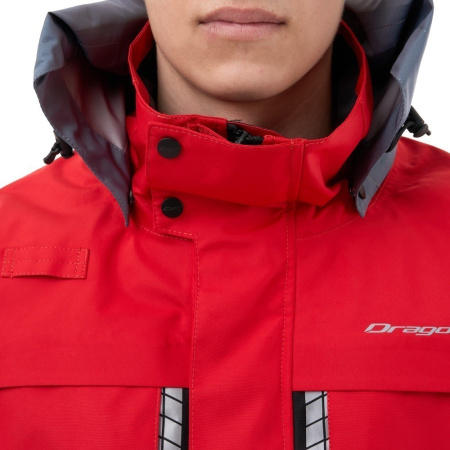 Dragonfly Мембранная куртка Quad Pro Red - Grey 2024