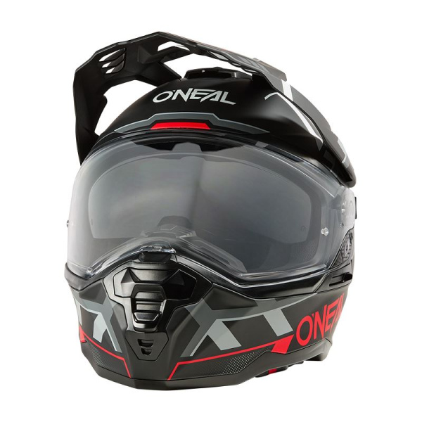 Oneal Шлем кроссовый со стеклом D-SRS Square V25 черный/красный