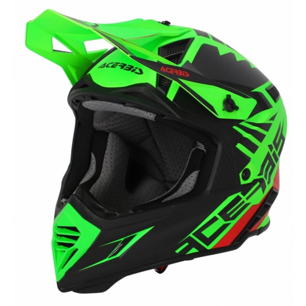 Acerbis Шлем кроссовый X-TRACK 22-06 Fluo-Green/Black