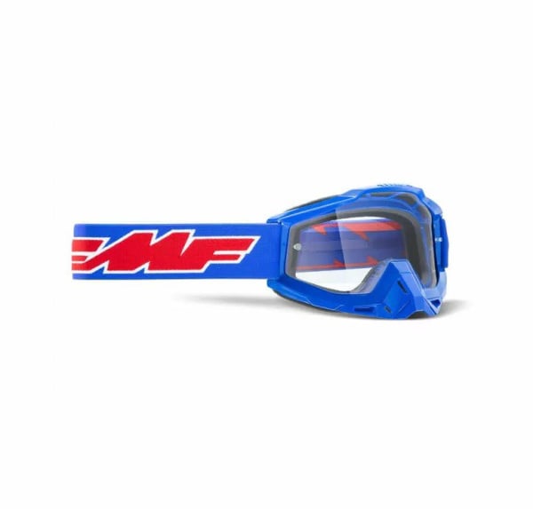 100% Очки FMF Youth Powerbomb Rocket Blue/Clear Lens