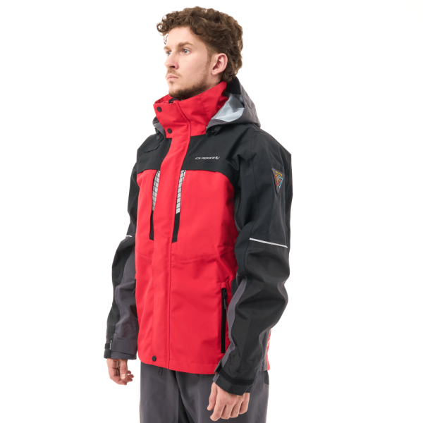 Dragonfly Куртка мембранная Quad Pro Man 2025 Red - Black - Grey