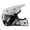 Leatt Мотошлем 9.5 Carbon-White + очки Velocity 6.5 V26