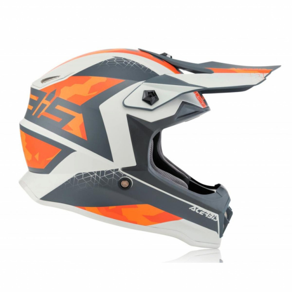 Acerbis Шлем детский IMPACT STEEL JUNIOR Orange/Grey