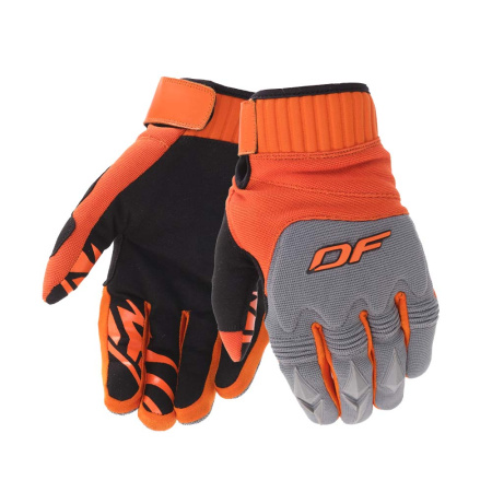 Dragonfly перчатки Enduro Gray-Orange-Black