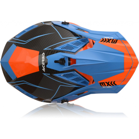 Acerbis Шлем Steel Carbon Orange/Blue