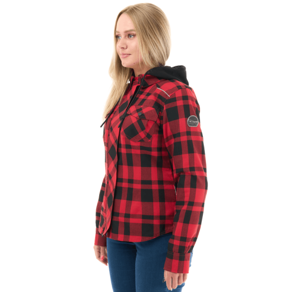 Dragonfly Моторубашка Streetfighter Woman Red с защитой 2025