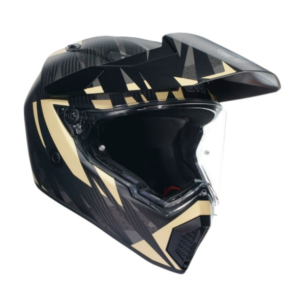 AGV Шлем AX9 E2206 V26 Steppa Matt Carbon/Grey/Sand
