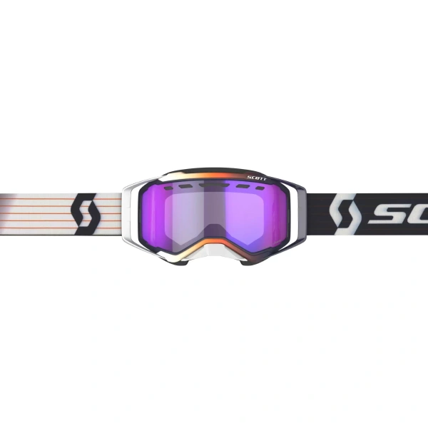 SCOTT Очки Prospect Snow Cross LS black/andean green blue/white light sensitive blue chrome