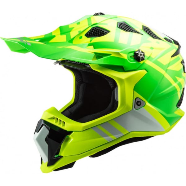 LS2 Мотошлем MX700 Subverter Gammax Yellow Green