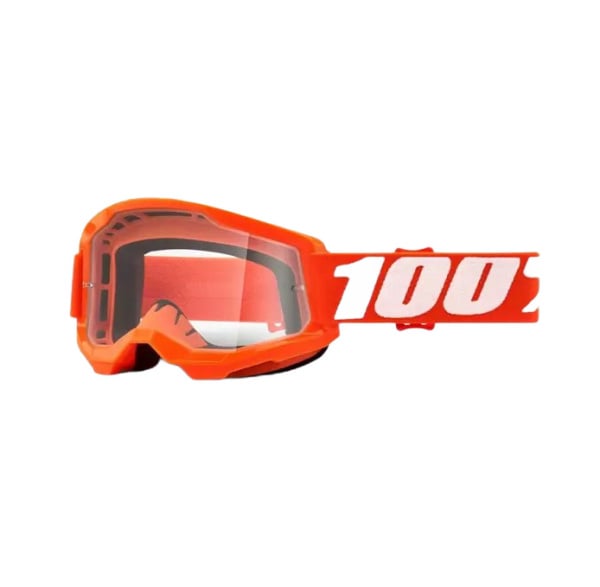 100% Очки Strata 2 Goggle Orange/Clear Lens