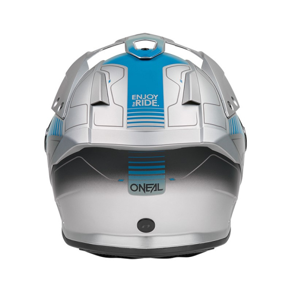 Oneal Шлем кроссовый со стеклом Sierra RS Echo серый/синий