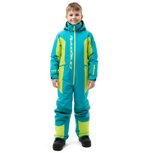 Dragonfly Зимний утепленный комбинезон Gravity Teenager Dark Green - Lime 2025
