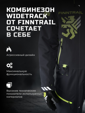 Finntrail Комбинезон утепленный зимний Widetrack 3852 Graphite