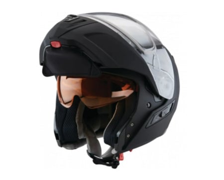 ZOX Шлем снегоходный Condor, стекло с электроподогревом черный матовый