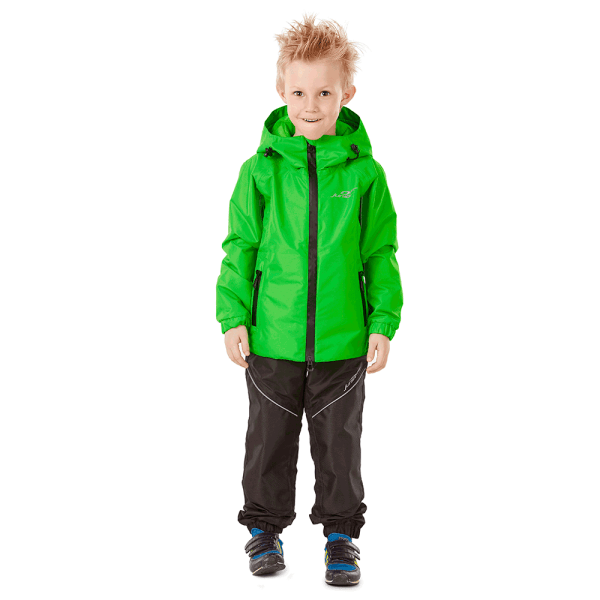 Dragonfly Дождевой детский комплект EVO Kids Green (куртка,штаны)