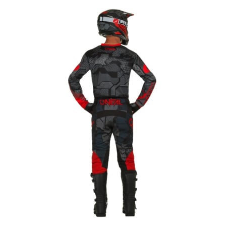 Oneal Джерси мужское Element V.22 Черный/Красный/Камуфляж