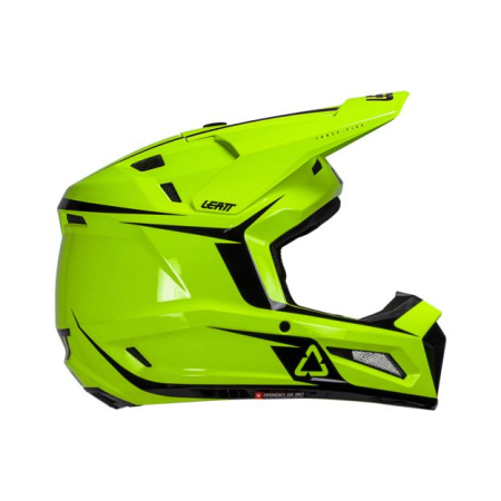 Leatt Шлем кроссовый 3.5 V26 Neon Yellow + очки Vizion 3.5