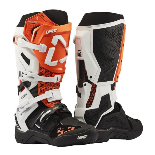 Leatt Мотоботы кроссовые 5.5 FlexLock Evo V27 White/Orange