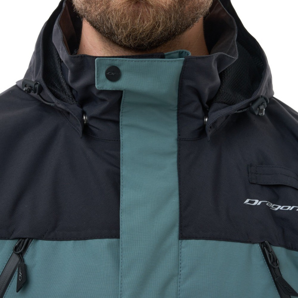 Dragonfly Мембранная куртка Quad 2.0 Black - Grey 2024