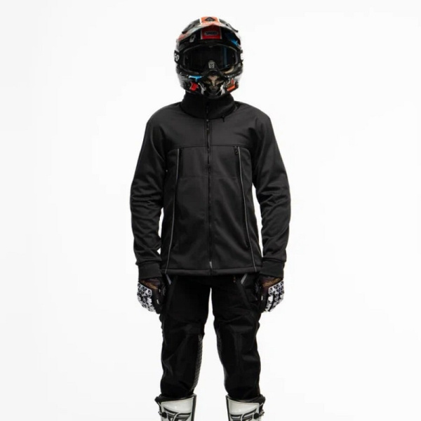 Kirasir Дождевик Анорак Черный