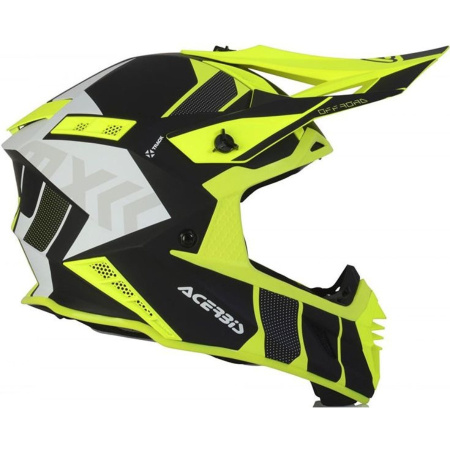 Acerbis Шлем X-Track Black/Fluo-Yellow