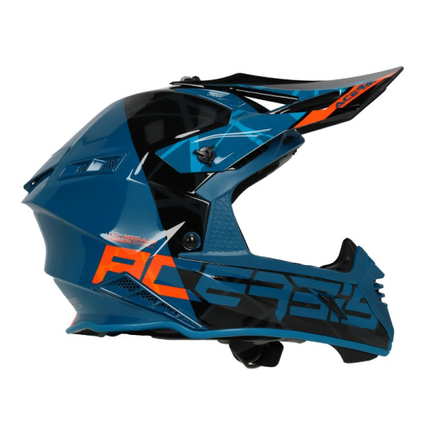 Acerbis Шлем X-Track 22-06 Black/Green Nero/Verde