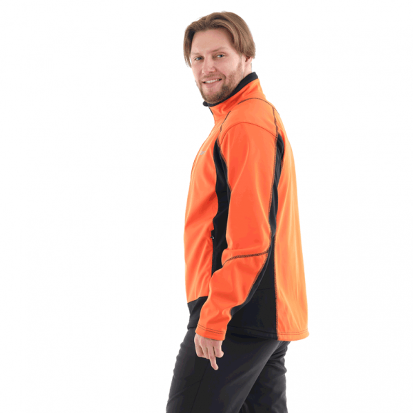 Dragonfly Куртка Explorer Black-Orange мужская Softshell