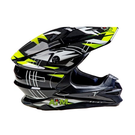 AiM Шлем JK803S Yellow/Black