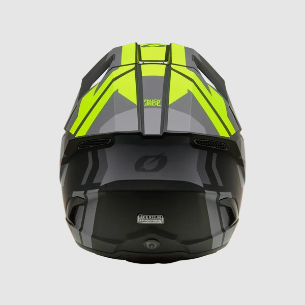 Oneal Кроссовый шлем 3Series Ride V.25 черный/желтый