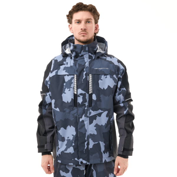 Dragonfly Куртка мембранная Quad Pro Man 2025 Dark Camo - Black