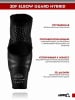 Leatt Налокотники 3DF Elbow Guard Hybrid Black/White