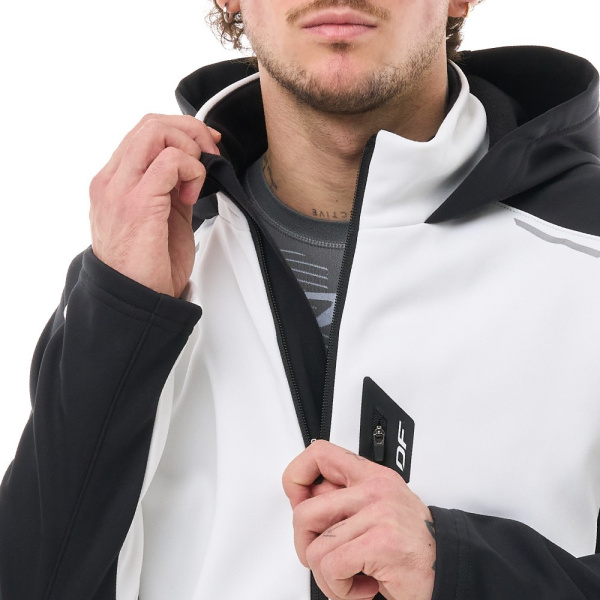 Dragonfly Куртка с капюшоном Explorer 2.0 Man Black - White 2024