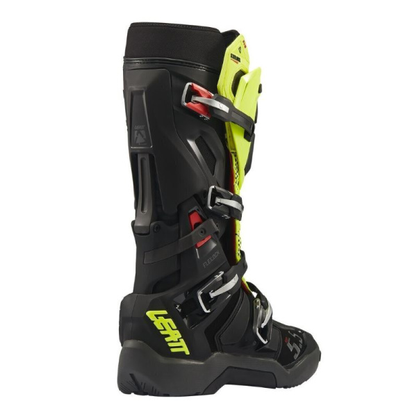 Leatt Мотоботы кроссовые 5.5 FlexLock Enduro Evo V27 Black/Neon Yellow