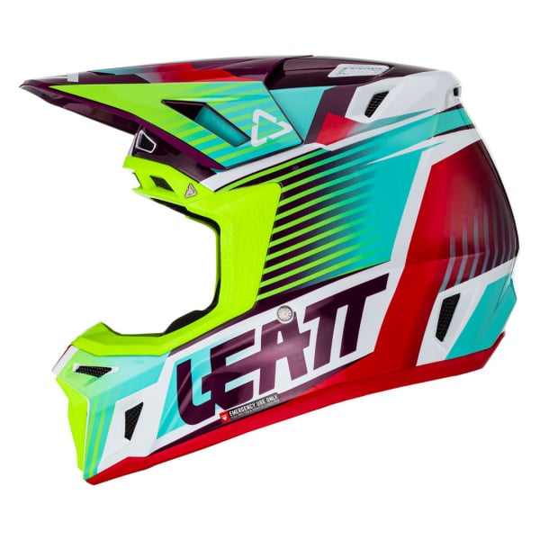 Leatt Мотошлем Moto 8.5 Helmet Kit Neon (2023)