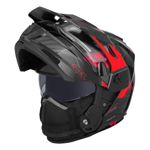 FXR Шлем Maverick X Pro с подогревом Black/Red