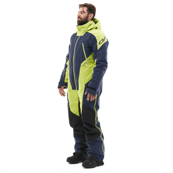 Dragonfly Комбинезон Extreme 2.0 Man Dark Blue - Lime 2024 Утепленный