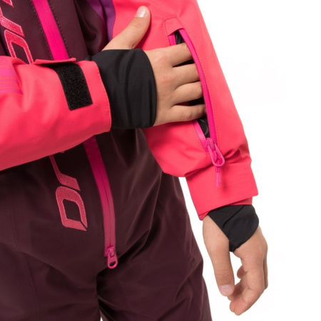 Dragonfly Зимний утепленный комбинезон DF Junior Gravity Purple - Brown 2023