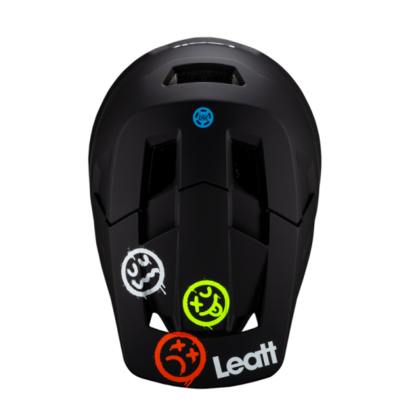 Leatt Велошлем подростковый MTB Gravity 1.0 Junior Helmet Black 2025