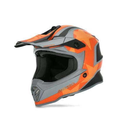 Acerbis Шлем детский IMPACT STEEL JUNIOR Black/Orange