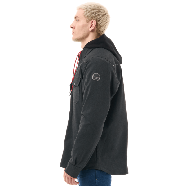 Dragonfly Моторубашка Streetfighter Graphite с защитой 2025