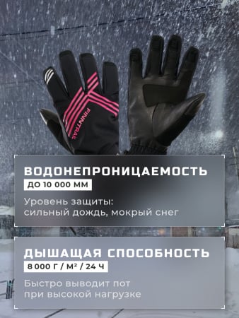 Finntrail Перчатки Wintersport 2750 Graphite/Pink