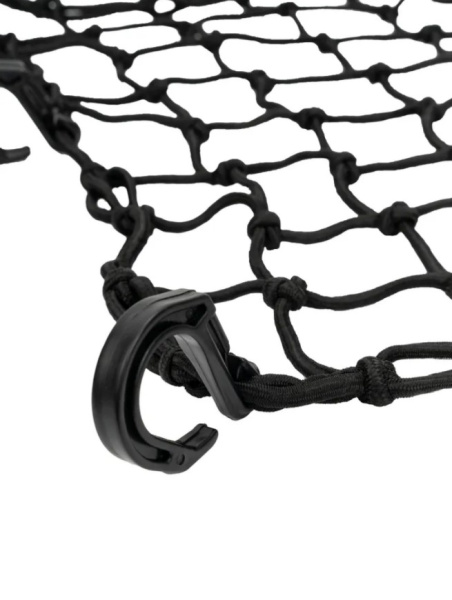 Scout сетка на багажник 40*40 Черная Крючки пластик