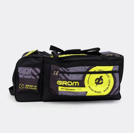 Grom Сумка для экипировки с колесами Grom MX1 Gearbag Fragments Neongrey