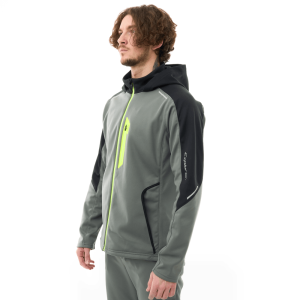 Dragonfly Куртка с капюшоном Explorer 2.0 Man Grey - Lemon 2024