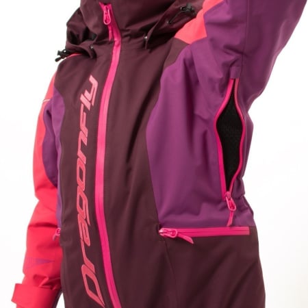 Dragonfly Зимний утепленный комбинезон DF Junior Gravity Purple - Brown 2023