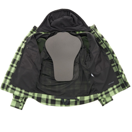 Dragonfly Моторубашка Streetfighter Green с защитой 2025