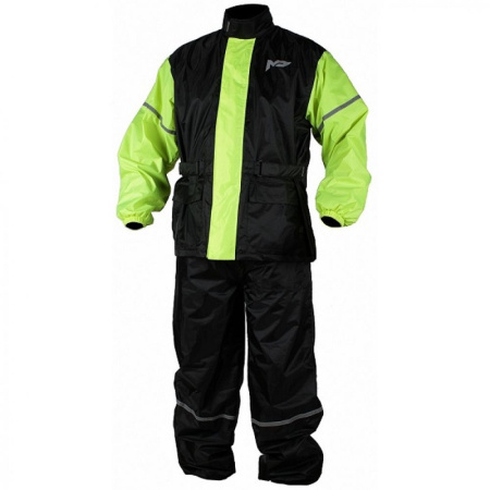 Moteq Раздельный дождевой комбинезон Wet Dog черно-желтый